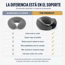 Almohada de viaje con memoria